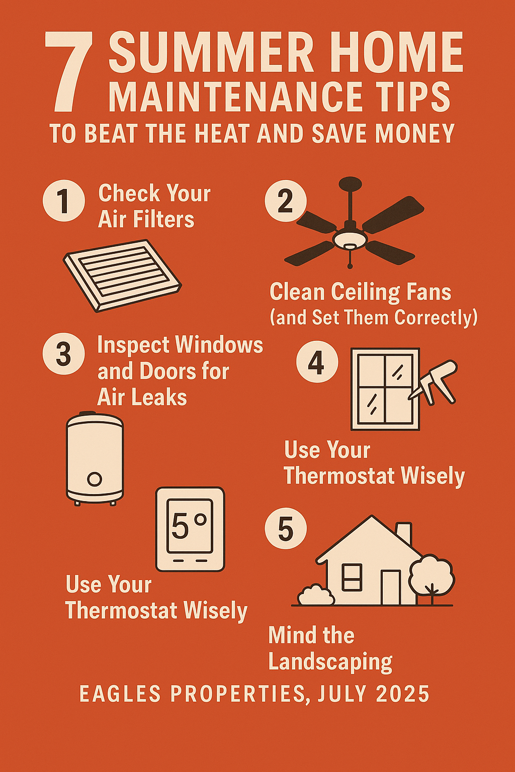 7 Summer Home Maintenance Tips to Beat the Heat and Save Money